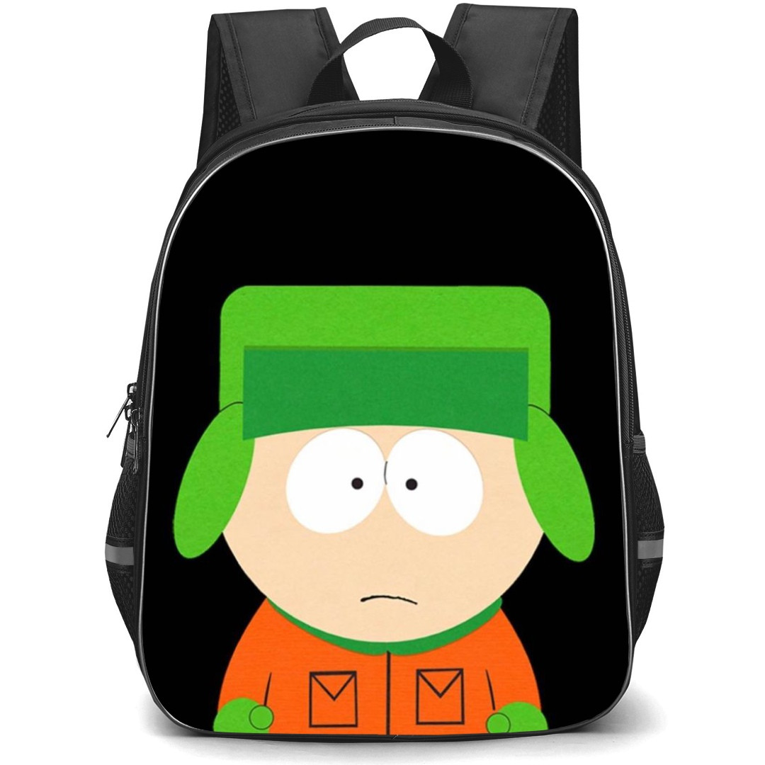 South Park Kyle Broflovski School Backpack StudentPack - Kyle Broflovski Portrait Black Background