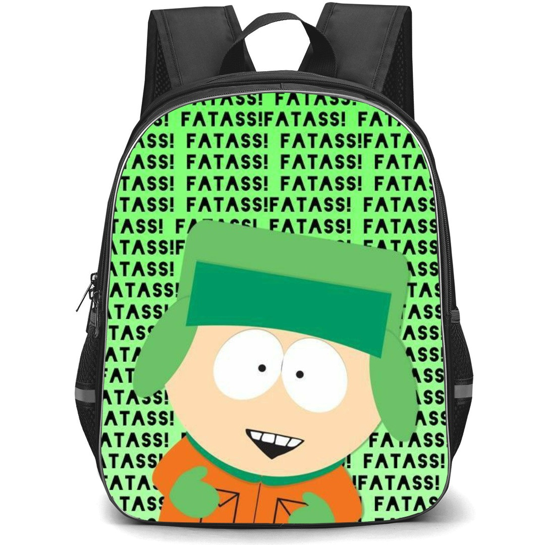 South Park Kyle Broflovski School Backpack StudentPack - Kyle Broflovski Word Art Background
