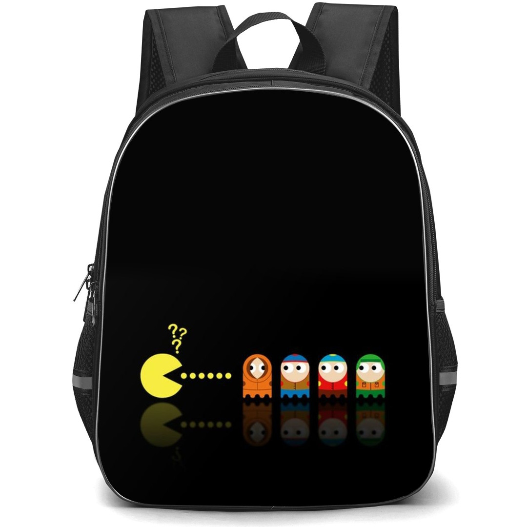 South Park School Backpack StudentPack - South Park and Pacman Crossover
