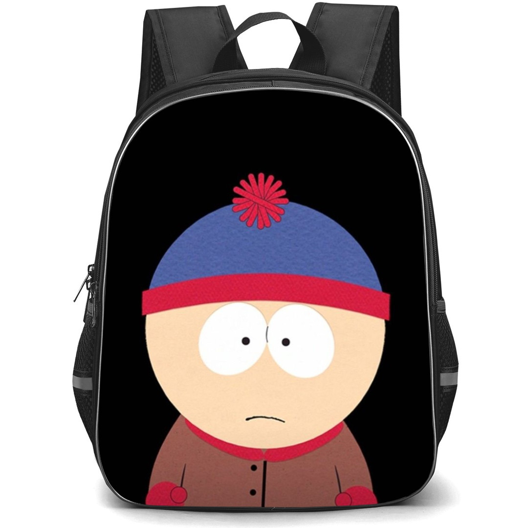 South Park Stan Marsh School Backpack StudentPack - Stan Marsh Portrait Black Background