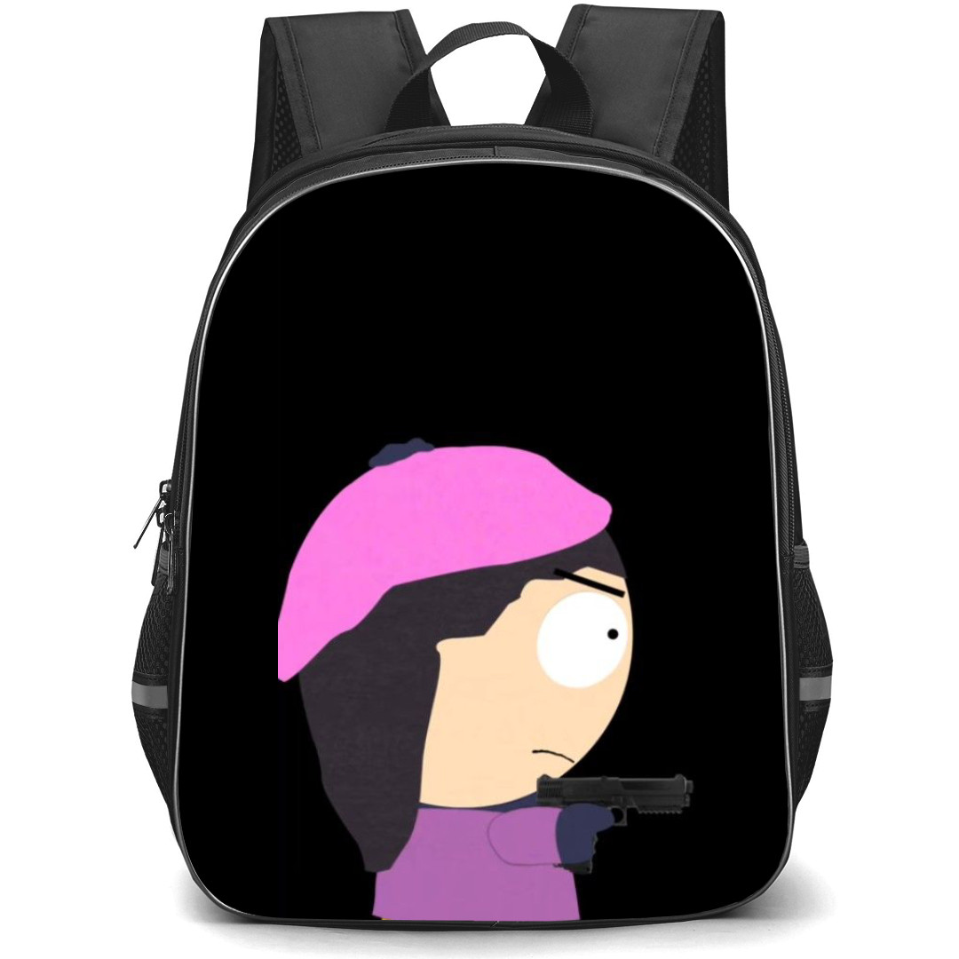 South Park Wendy Testaburger School Backpack StudentPack - Wendy Testaburger Side Portrait Black Background
