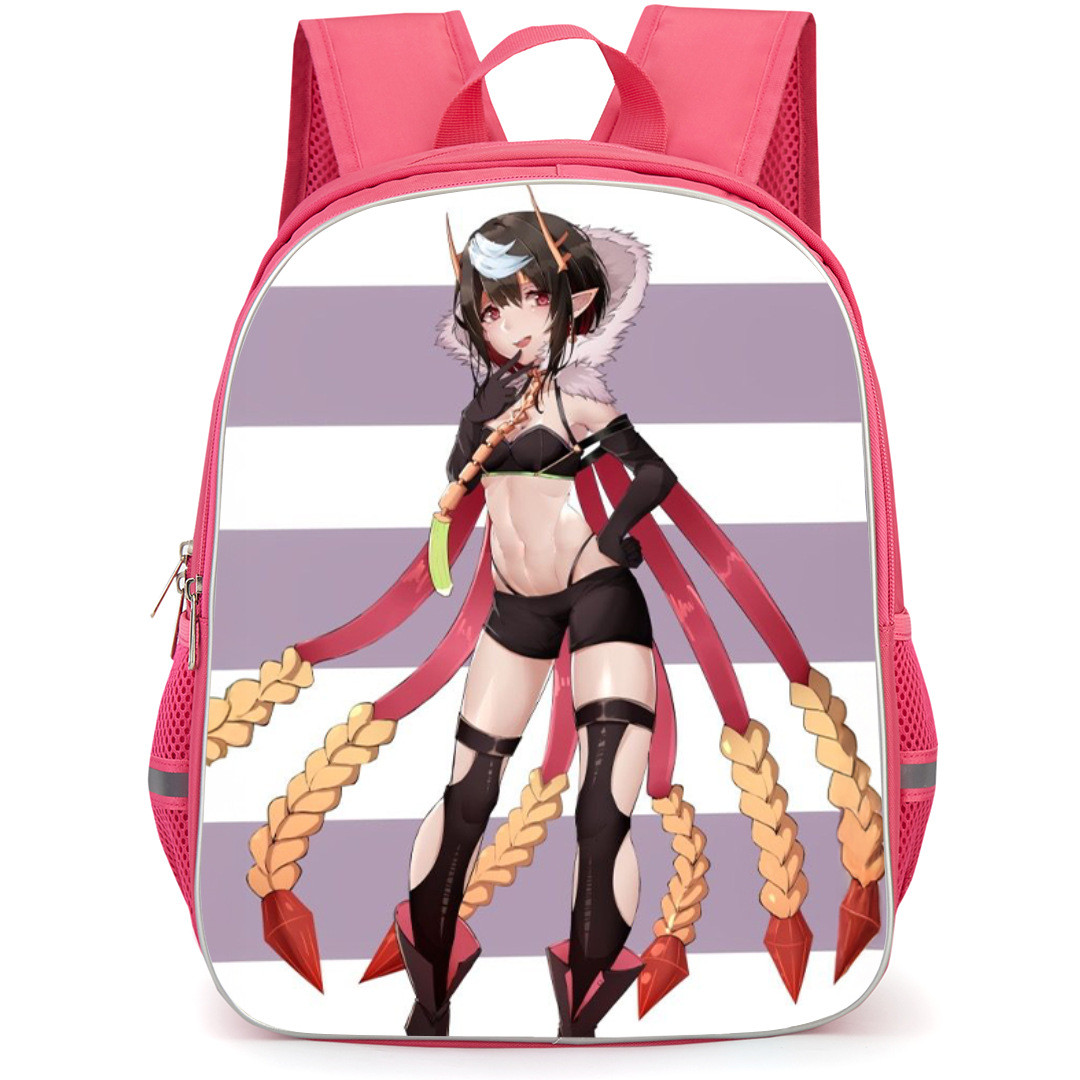 So I Am A Spider So What Ariel Backpack StudentPack - Ariel Standing On Purple White Background