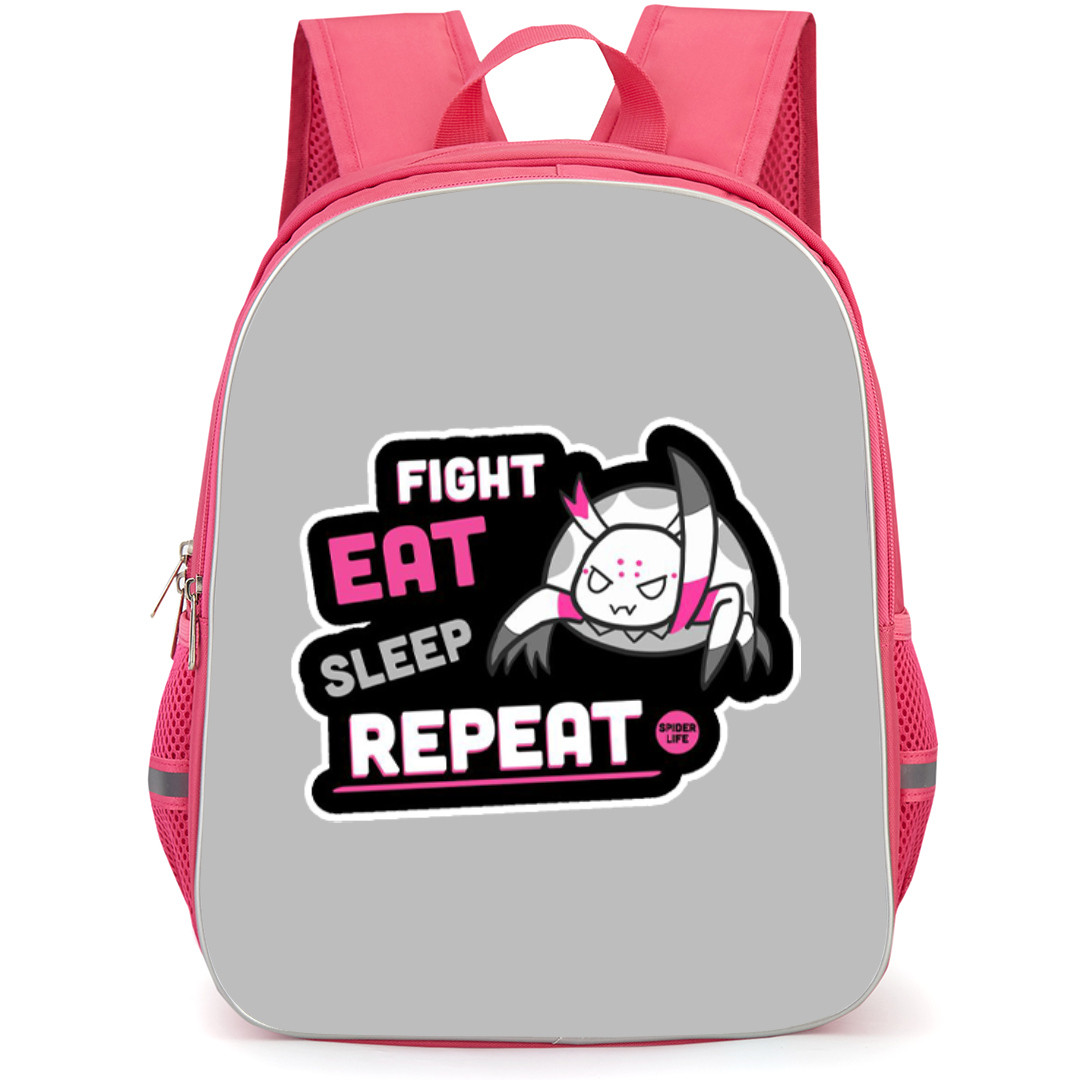 So I Am A Spider So What Kumoko Backpack StudentPack - Kumoko Fight Eat Sleep Repeat Sticker