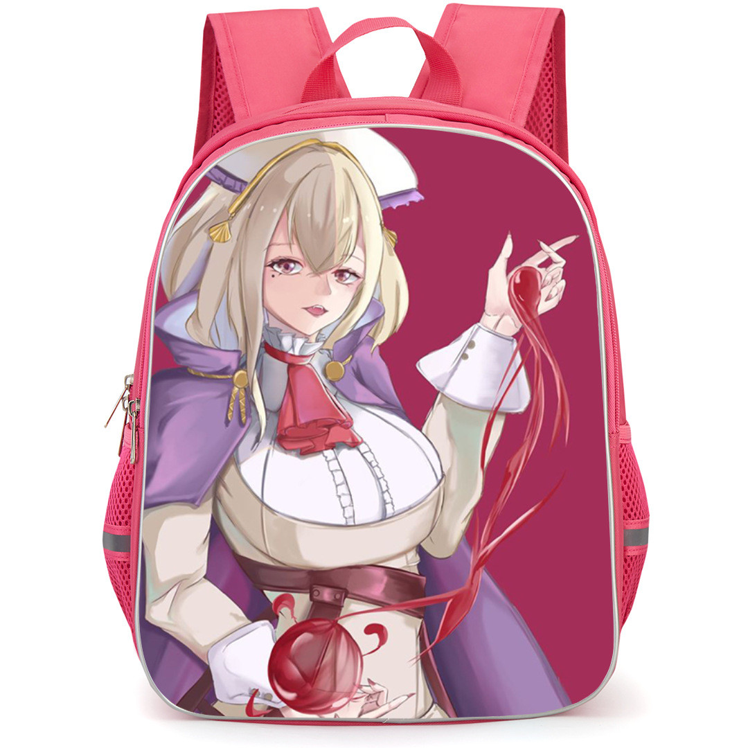 So I Am A Spider So What Sophia Backpack StudentPack - Sophia Illustration Art On Red Background