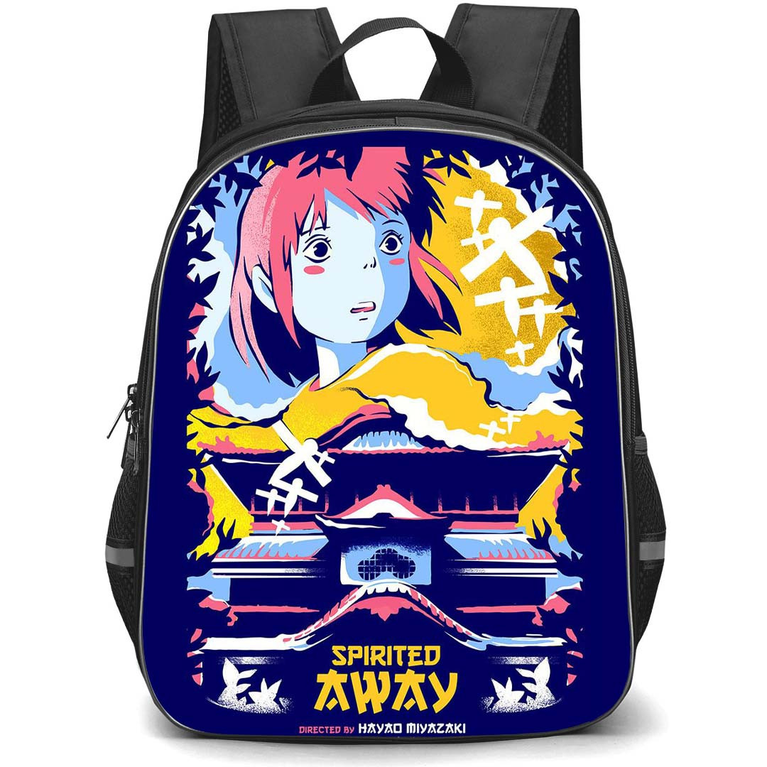 Spirited Away Backpack StudentPack - Spirited Away Animation Movie Poster
