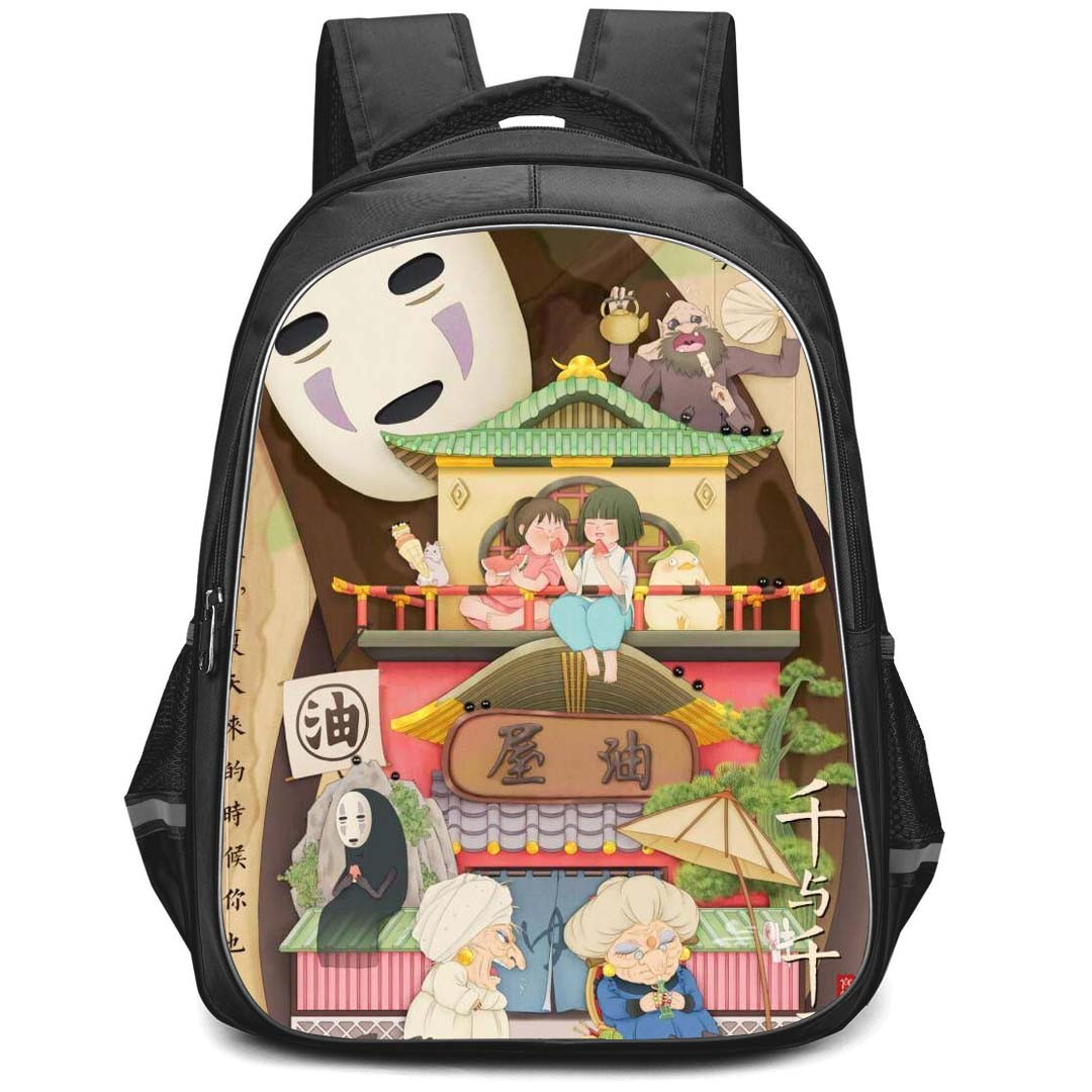 Spirited Away Backpack StudentPack - Spirited Away Beautiful Art Poster