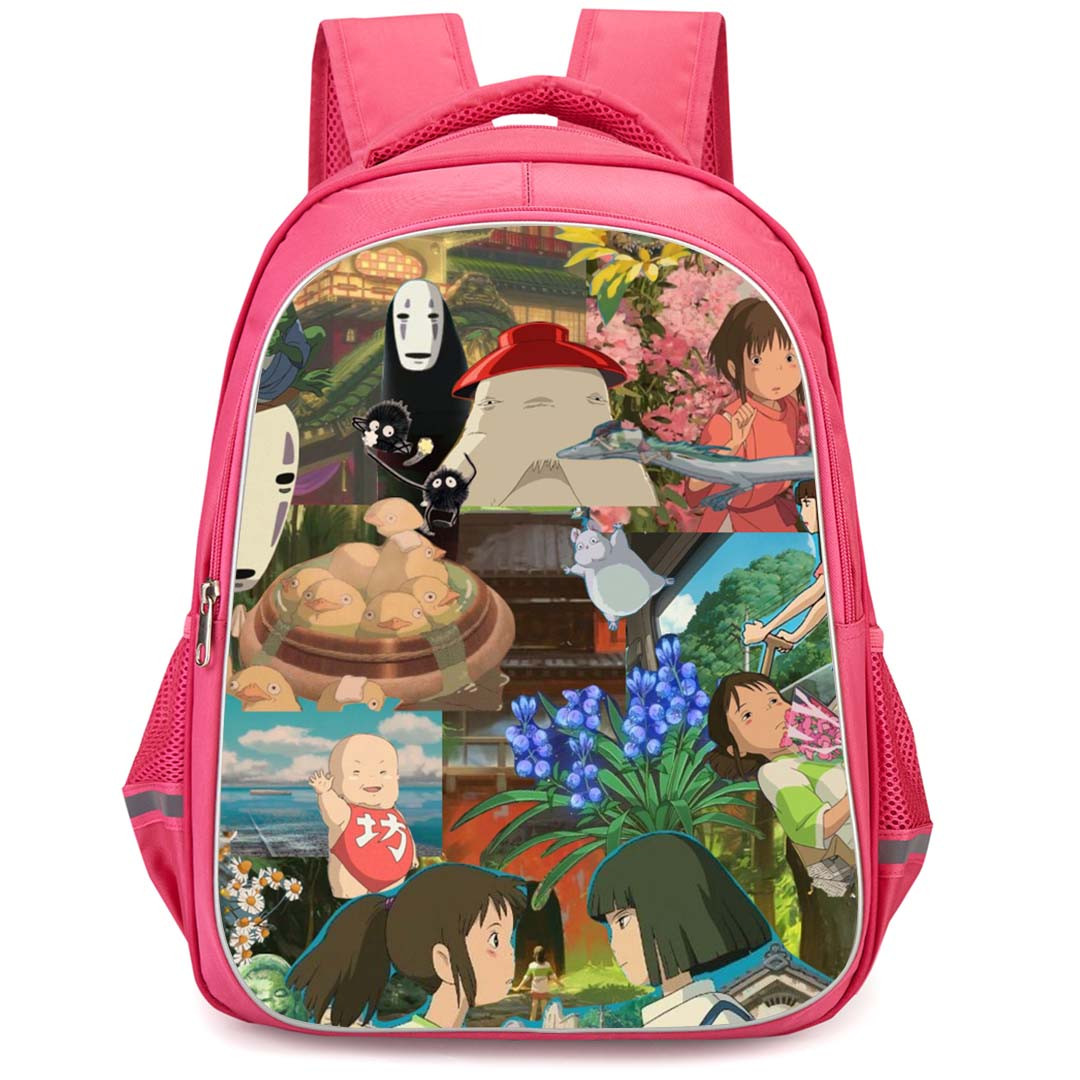 Spirited Away Backpack StudentPack - Spirited Away Collage