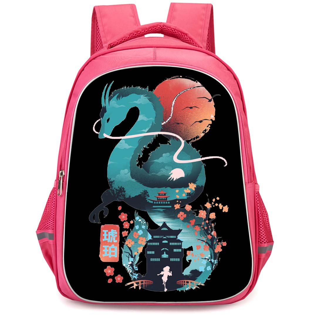 Spirited Away Backpack StudentPack - Spirited Away The Dragon Myth Away Poster