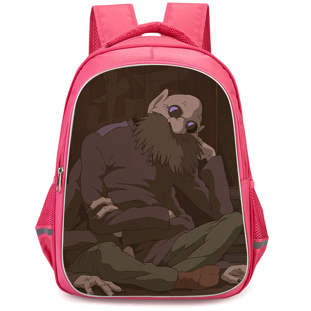 Spirited Away Kamaji Backpack StudentPack - Kamaji Sitting On Floor Poster