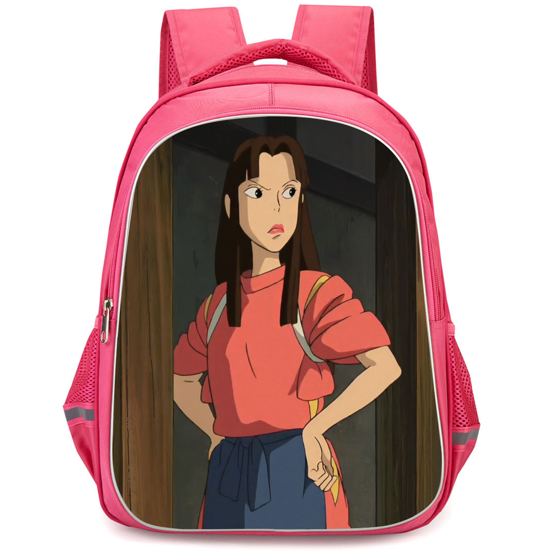 Spirited Away Lin Backpack StudentPack - Lin Standing On Angry Face Poster