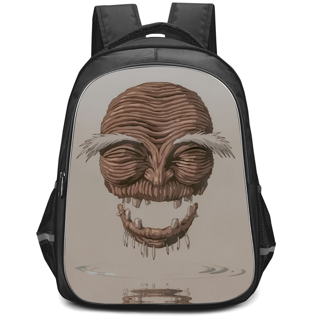 Spirited Away Backpack StudentPack - Spirited Away River Spirit Brown Background Poster