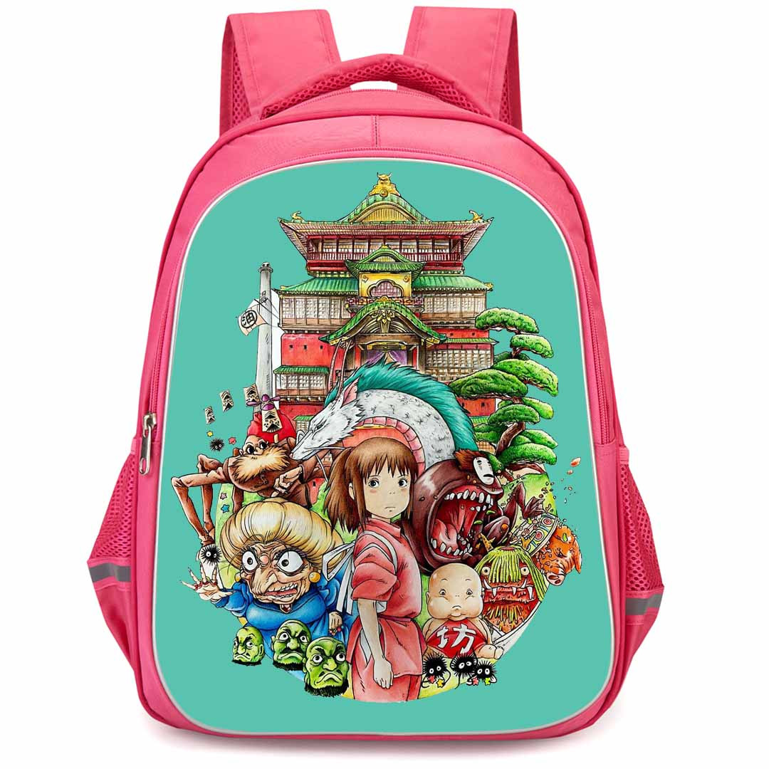 Spirited Away Backpack StudentPack - Spirited Away Tribute Piece Illustration Art Poster