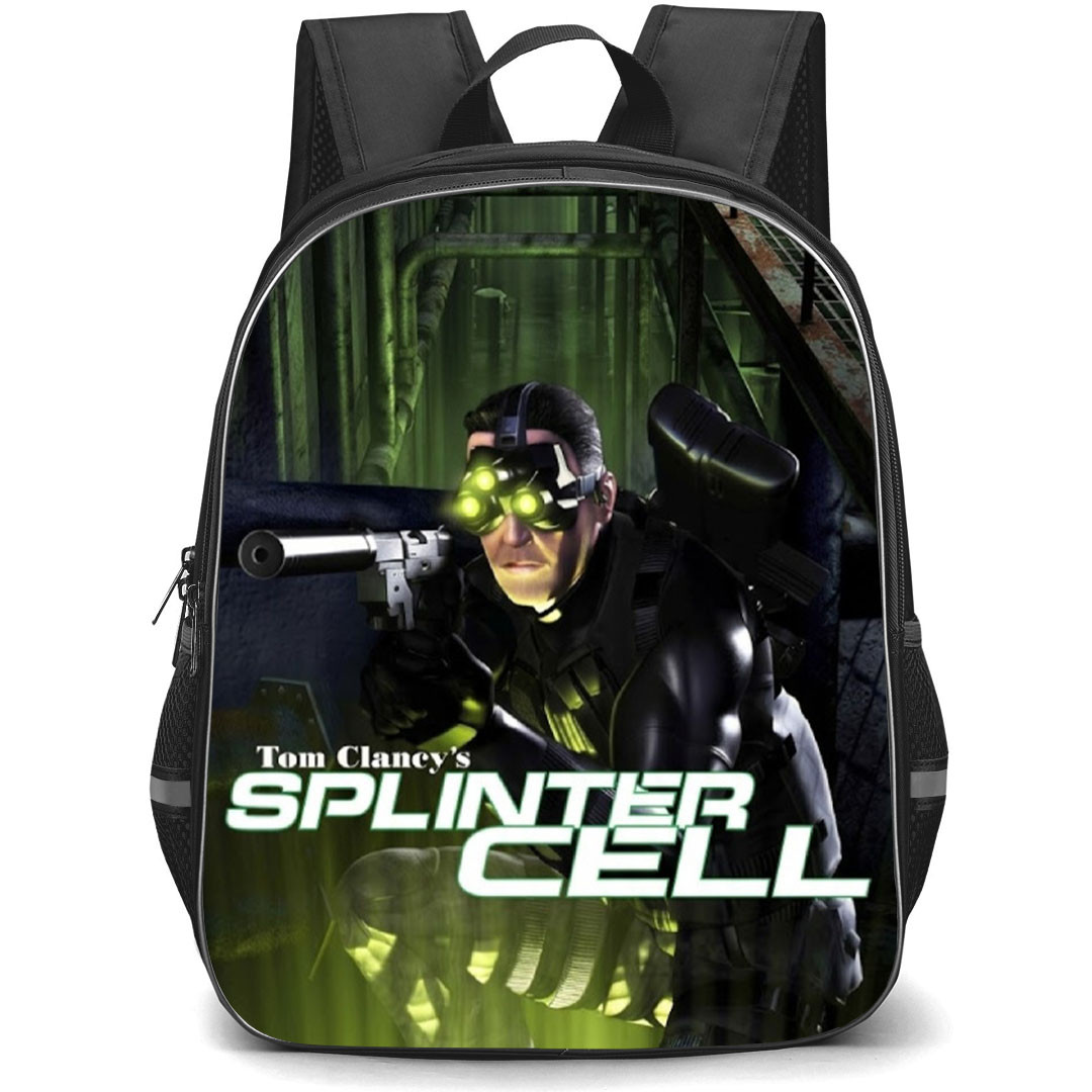 Tom Clancys Splinter Cell Backpack School Bag StudentPack - Tom Clancys Splinter Cell Splinter Cell Game Cover Art