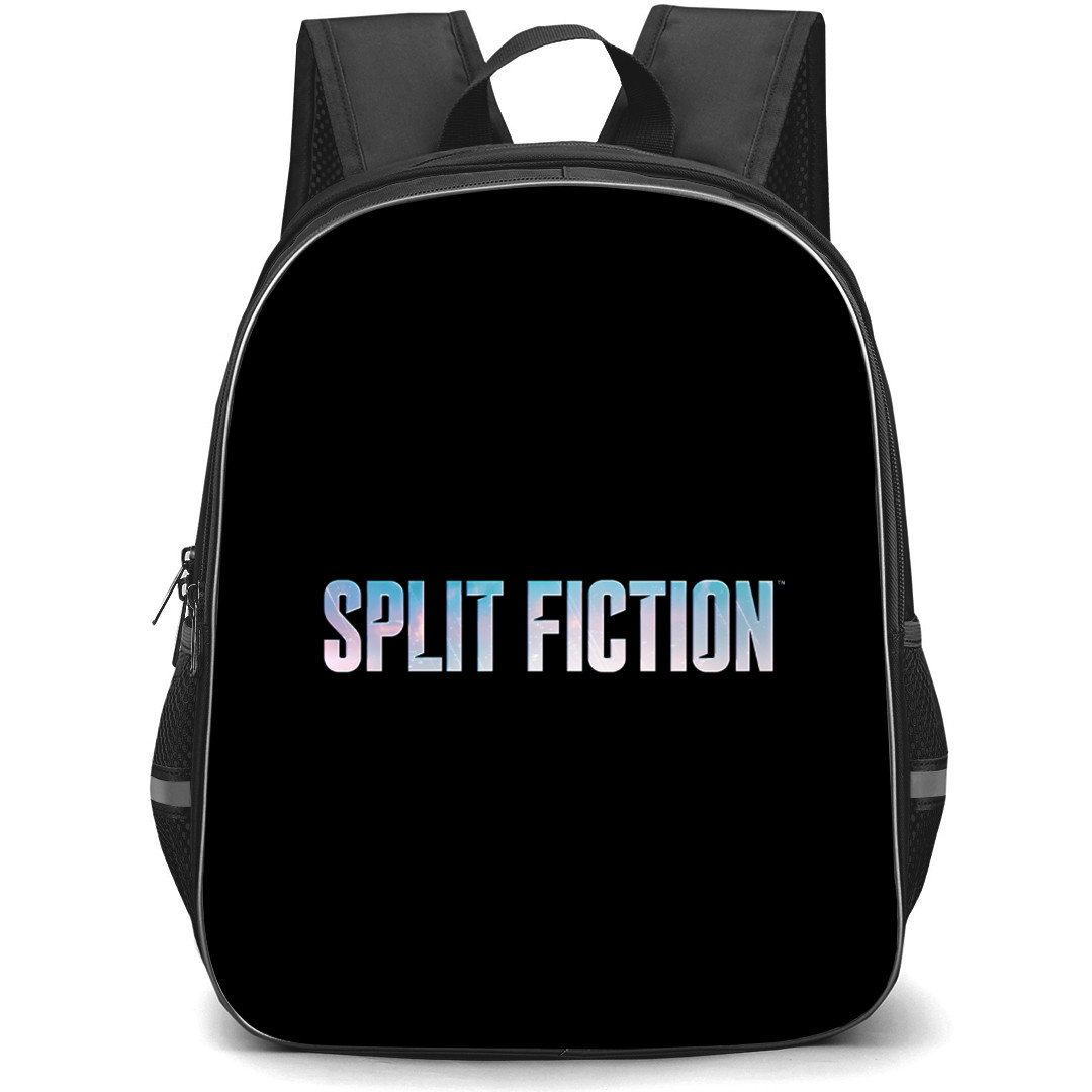 Split Fiction Backpack School Bag StudentPack - Split Fiction Split Fiction Game Logo Wordmark Sticker