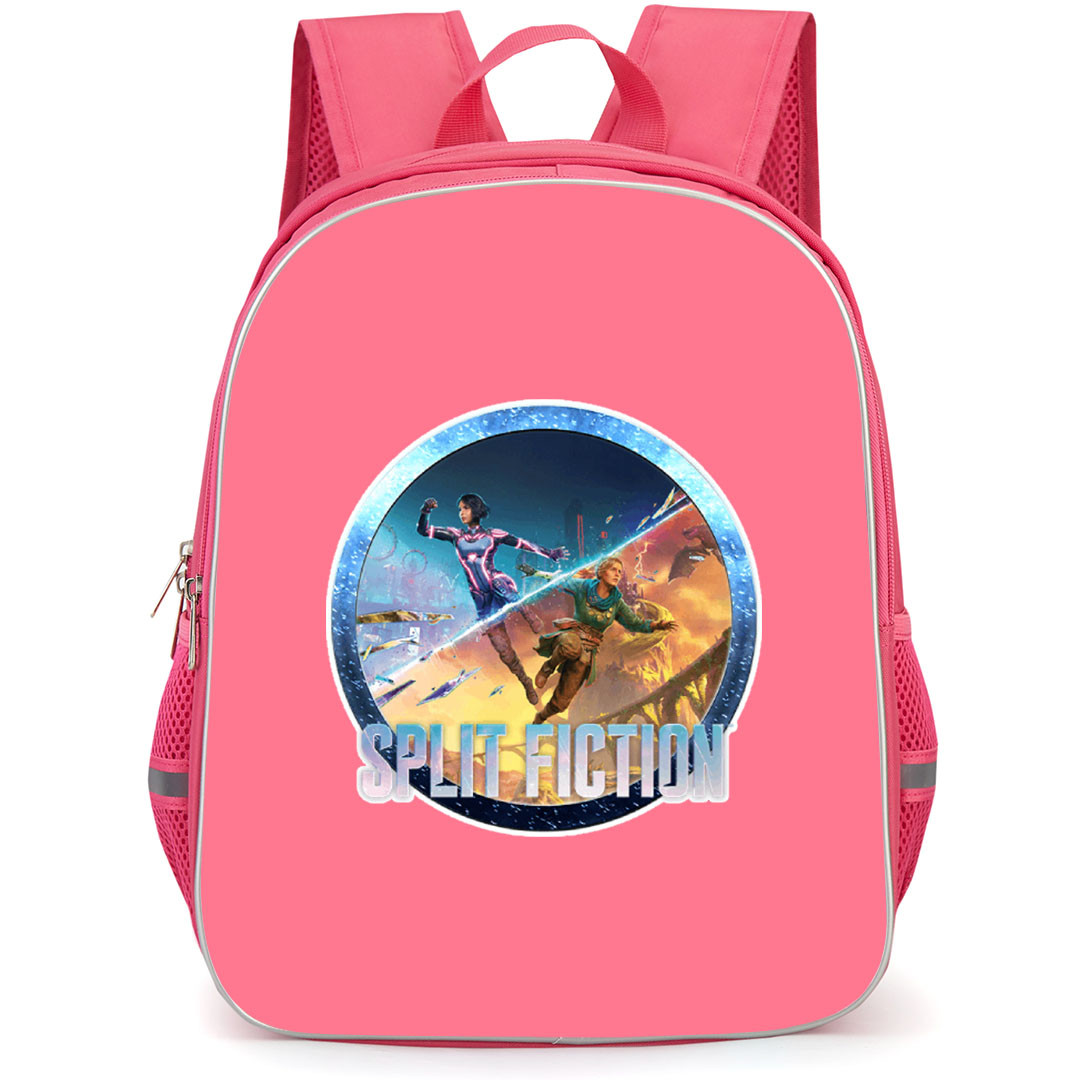 Split Fiction Backpack School Bag StudentPack - Split Fiction Split Fiction War Battle Game Sticker