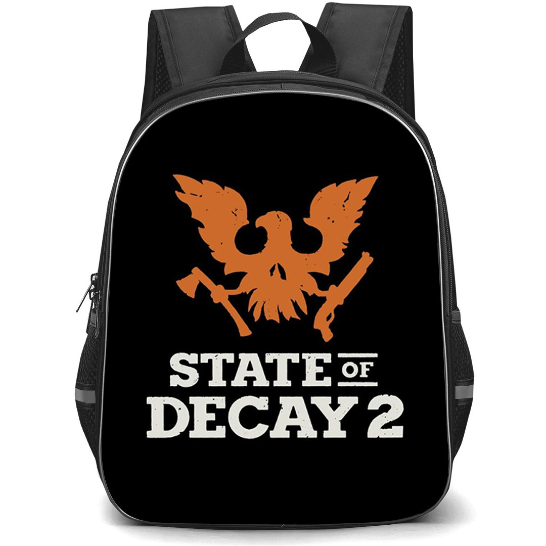 State Of Decay Backpack School Bag StudentPack - State Of Decay 2 Logo On Black Background