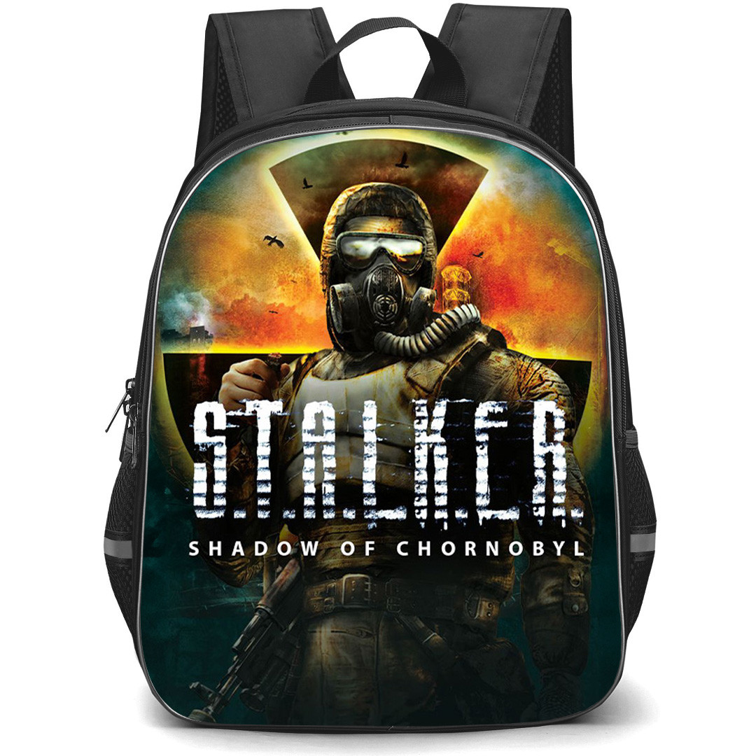 S.T.A.L.K.E.R. Backpack School Bag StudentPack - S.T.A.L.K.E.R. Shadow Of Chornobyl Game Cover Art Poster