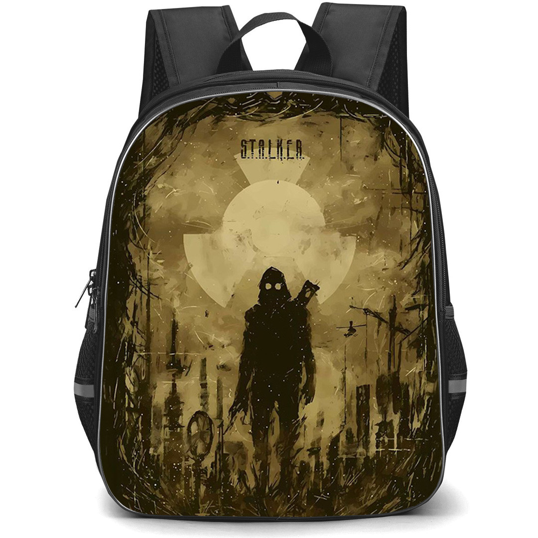 S.T.A.L.K.E.R. Backpack School Bag StudentPack - S.T.A.L.K.E.R. Soldier Dark Silhouette Art Poster