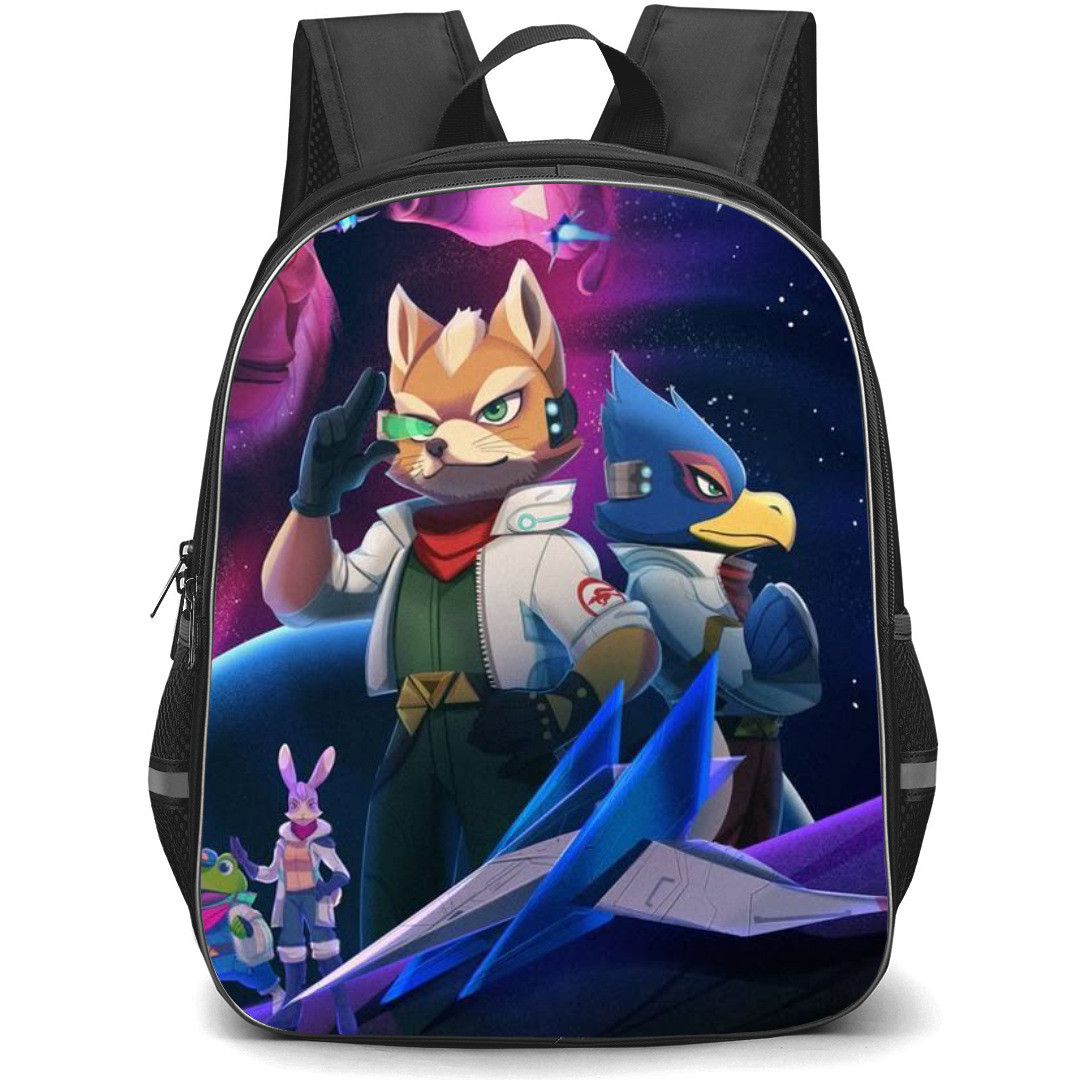 Star Fox Backpack StudentPack - Character Portrait Poster Space Background