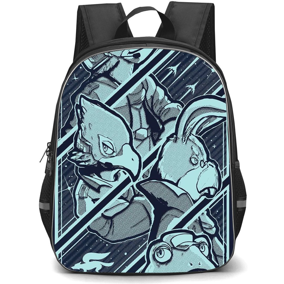 Star Fox Backpack StudentPack - Character Side Portrait Blue