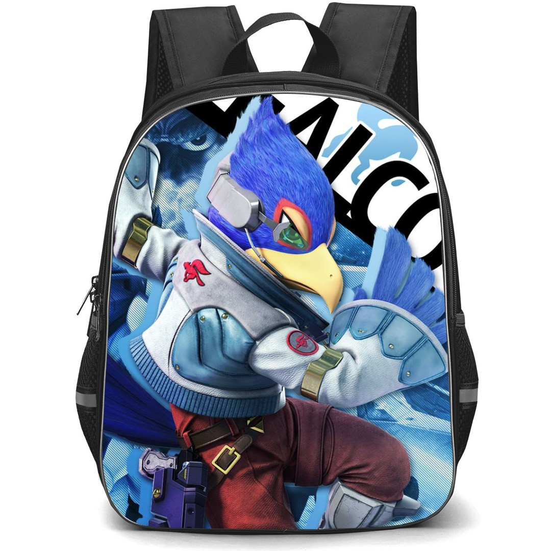 Star Fox Falco Backpack StudentPack - Falco Fierce Portrait Poster 3d Art