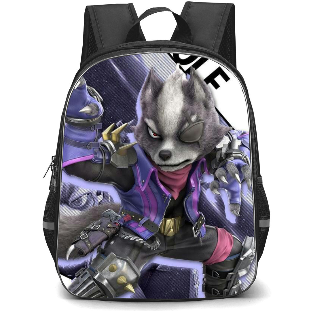 Star Fox Wolf O Donnell Backpack StudentPack - Wolf O Donnell Fightin Stance Poster 3d Art