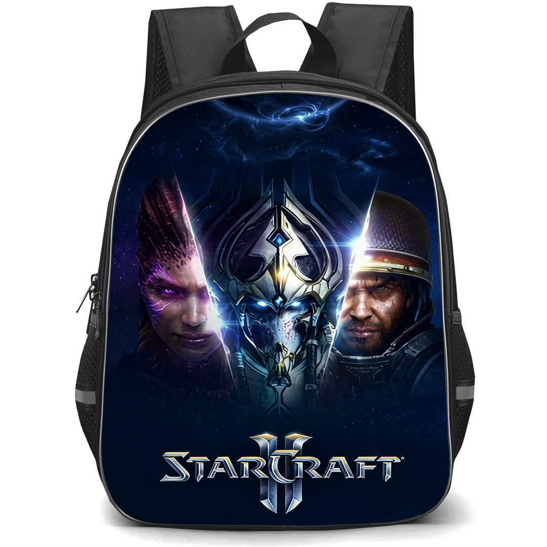 Starcraft Backpack School Bag StudentPack - Starcraft 2 Game Cover Art