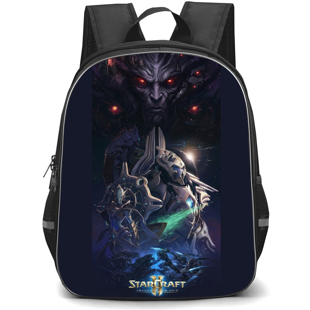 Starcraft Backpack School Bag StudentPack - Starcraft Legacy Of The Void Game Cover Art