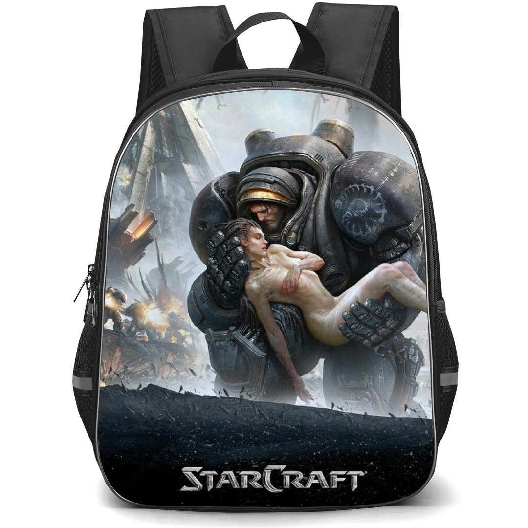 Starcraft Backpack School Bag StudentPack - Starcraft Saving A Woman Game Poster