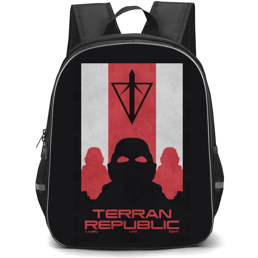 Starcraft Backpack School Bag StudentPack - Starcraft Terran Republic Poster