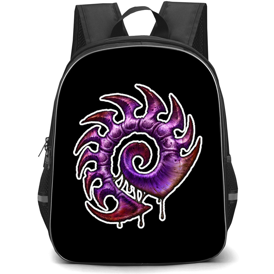 Starcraft Backpack School Bag StudentPack - Starcraft Zerg Logo Sticker