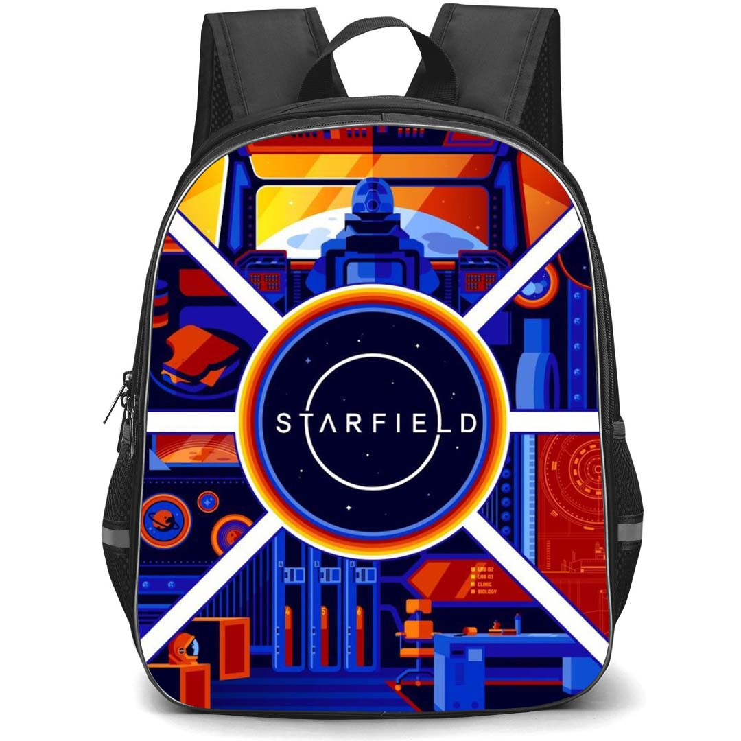 Starfield Backpack School Bag StudentPack - Starfield Game Comic Art Poster