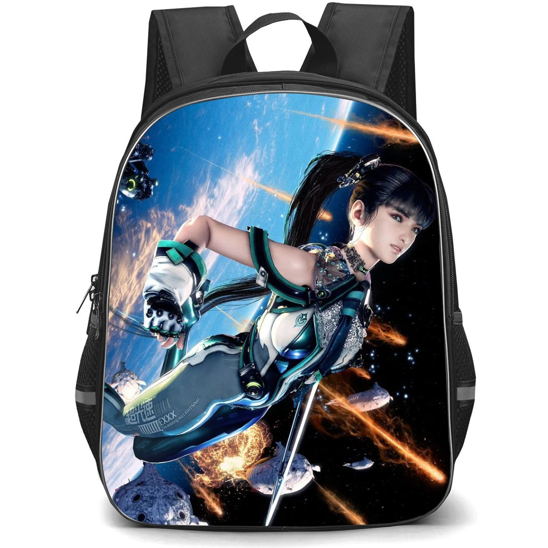 Stellar Blade Eve Backpack StudentPack - Eve Floating On Space Poster