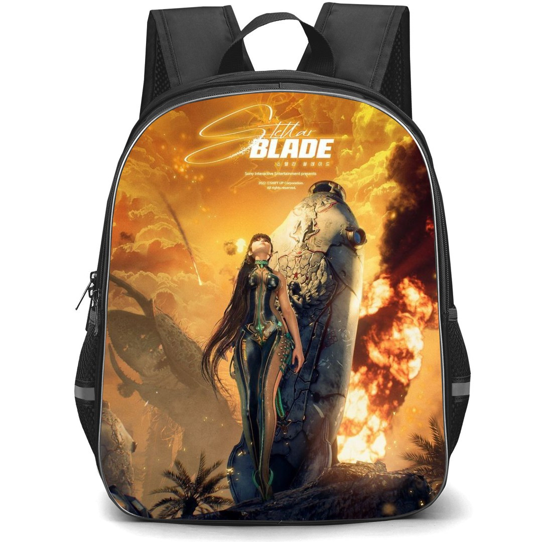 Stellar Blade Eve Backpack StudentPack - Eve High Quality PlayStation Poster
