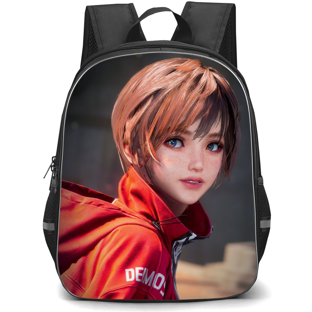 Stellar Blade Lily Artemis II Backpack StudentPack - Lily Artemis II Wear Red Candid photography Poster