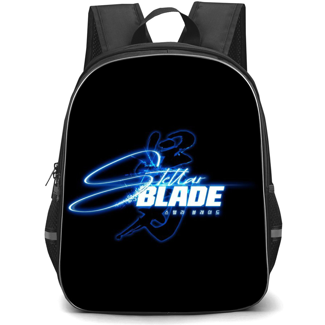 Stellar Blade Backpack StudentPack - Stellar Blade Logo On Black Background