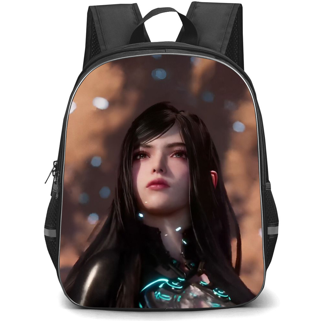 Stellar Blade Raven Backpack StudentPack - Raven Portrait 3D Art Poster
