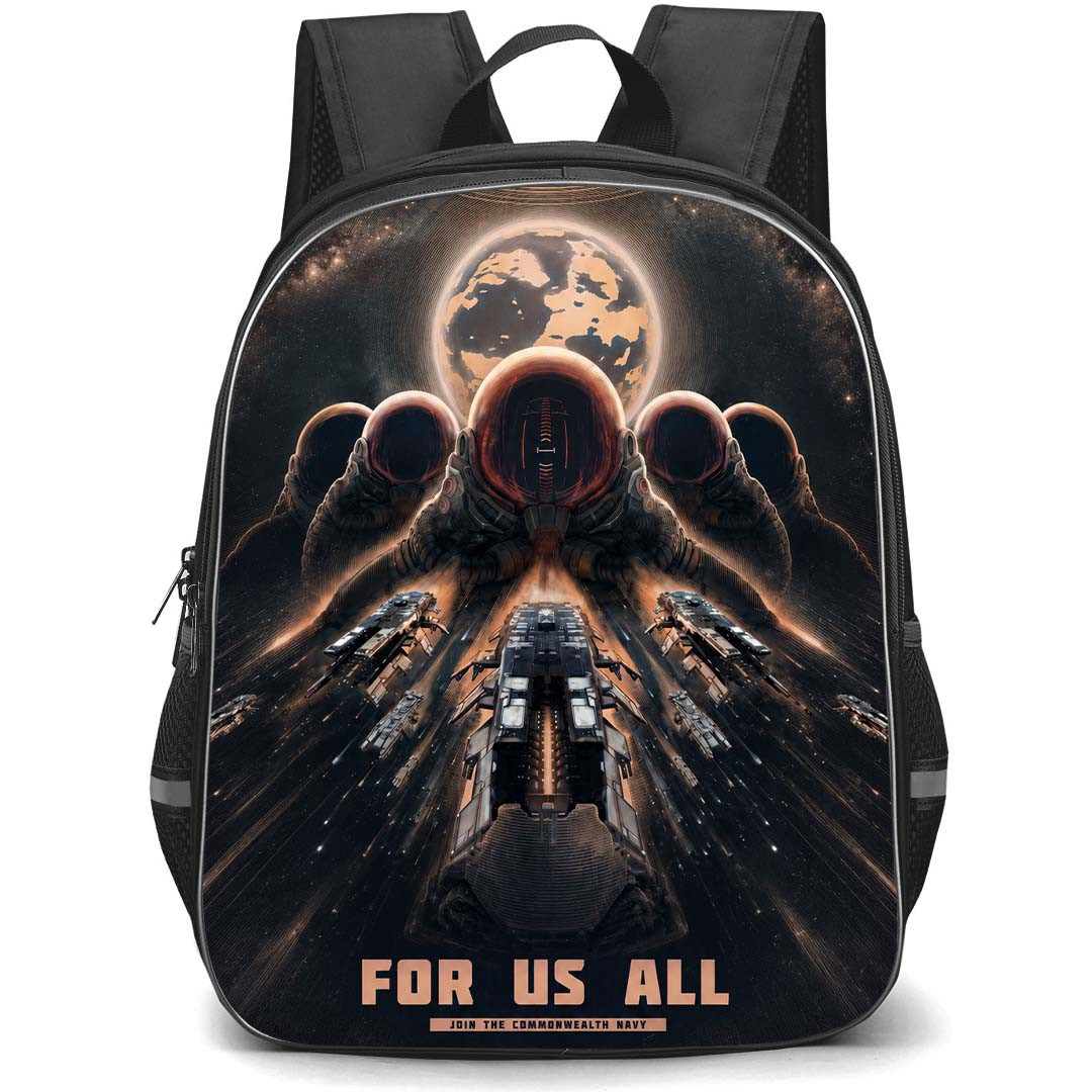 Stellaris Backpack School Bag StudentPack - Stellaris Commonwealth Navy Poster