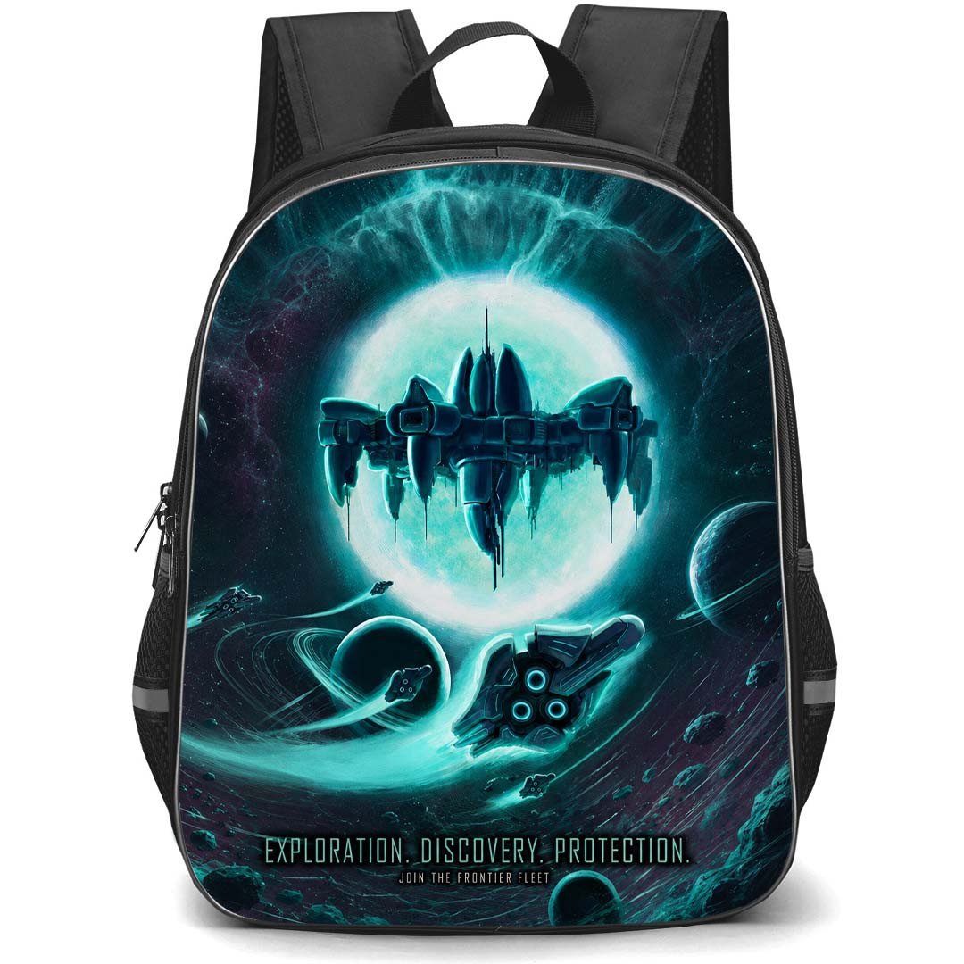 Stellaris Backpack School Bag StudentPack - Stellaris Frontier Fleet Poster
