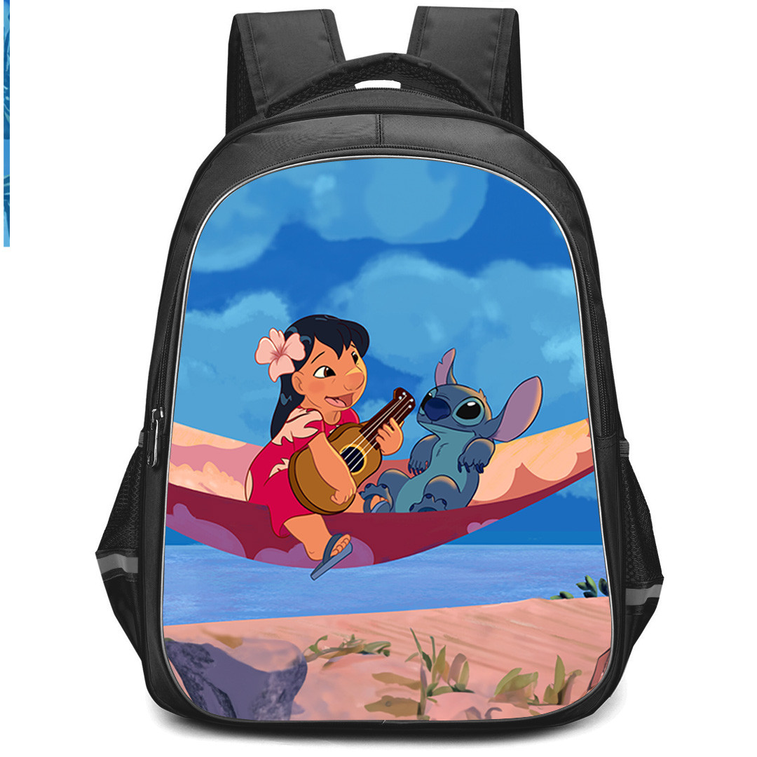 Lilo & Stitch Lilo Backpack StudentPack - Lilo Playing Guitar Movie Art