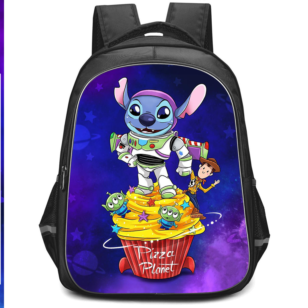 Lilo & Stitch Backpack StudentPack - Stitch Toy Story Crossover Cartoon Art