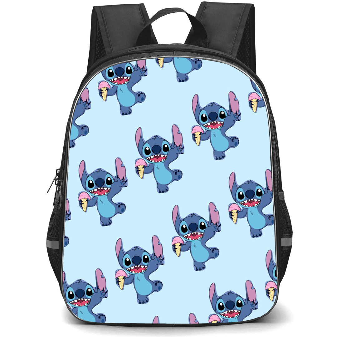 Lilo & Stitch Backpack StudentPack - Stitch Wallpaper Pattern Art