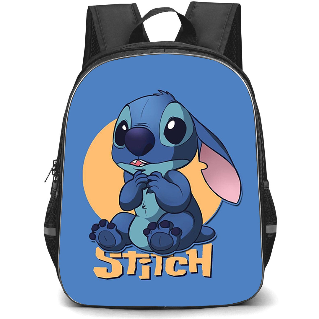 Lilo & Stitch Backpack StudentPack - Stitch Portrait Blue Background