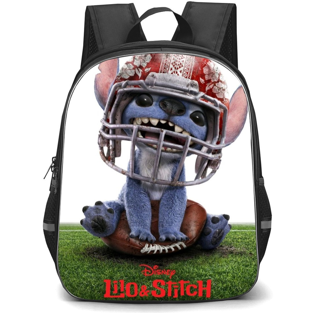 Lilo & Stitch Backpack StudentPack - Stitch Unnecessary Cuteness Field Background