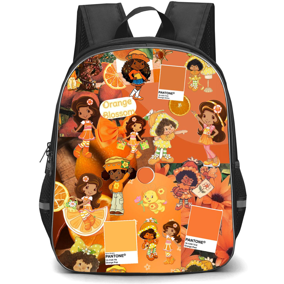 Strawberry Shortcake Orange Blossom Backpack StudentPack - Orange Blossom Collage