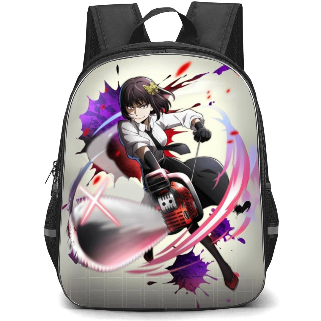 Bungo Stray Dogs Akiko Yosano Backpack Student Pack - Akiko Yosano Chainsaw Attack Fierce