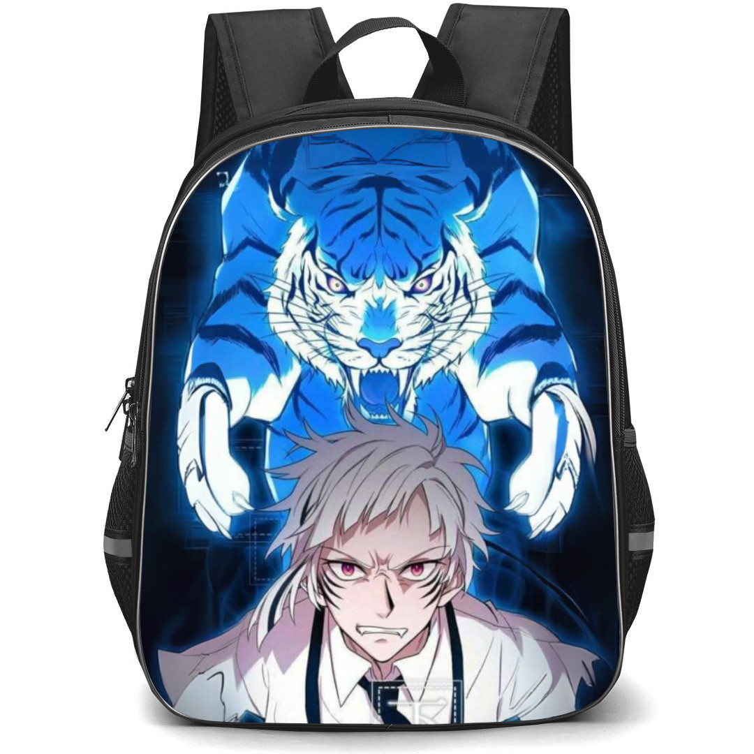 Bungo Stray Dogs Atushi Nakajima Backpack Student Pack - Atushi Nakajima Beast Fierce Portrait