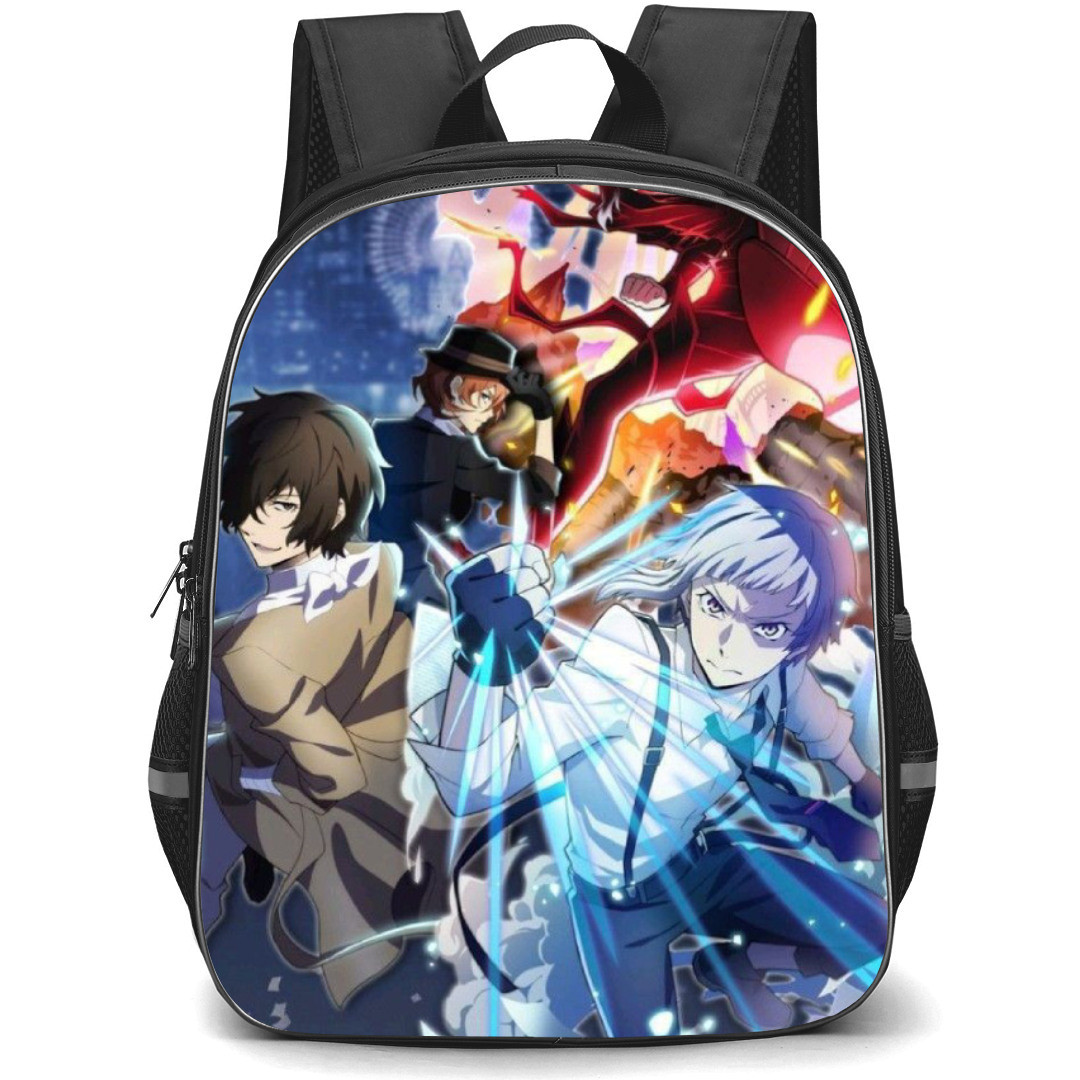 Bungo Stray Dogs Backpack Student Pack - Characters Powers Series Poster