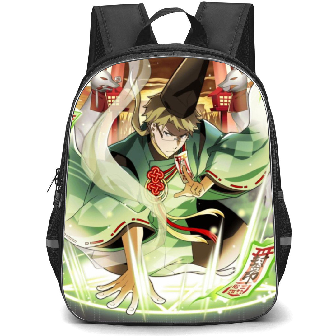 Bungo Stray Dogs Doppo Kunikida Backpack Student Pack - Doppo Kunikida Fierce Power Magic Portrait