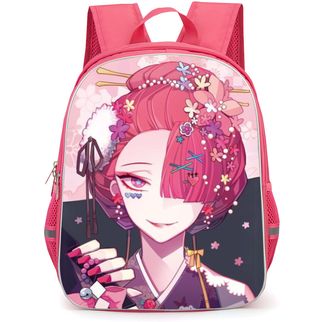 Bungo Stray Dogs Kouyou Ozaki Backpack Student Pack - Kouyou Ozaki Smirk Knife Portrait